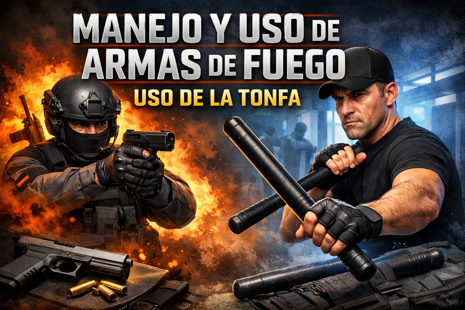 MANEJO Y USO DE ARMAS DE FUEGO - USO DE LA TONFA 2026