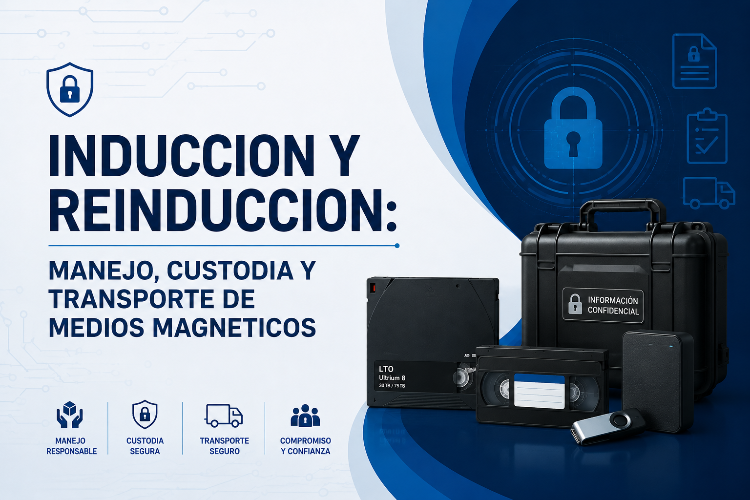 INDUCCIÓN Y REINDUCCIÓN: MANEJO, CUSTODIA Y TRANSPORTE DE MEDIOS MAGNÉTICOS